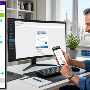Sistema di Autenticazione a 2 fattori SPIDy WP per la sicurezza dei dati degli utenti del sito e dei clienti del tuo e-shop online Direttive NIS2 - SCA rispettate.